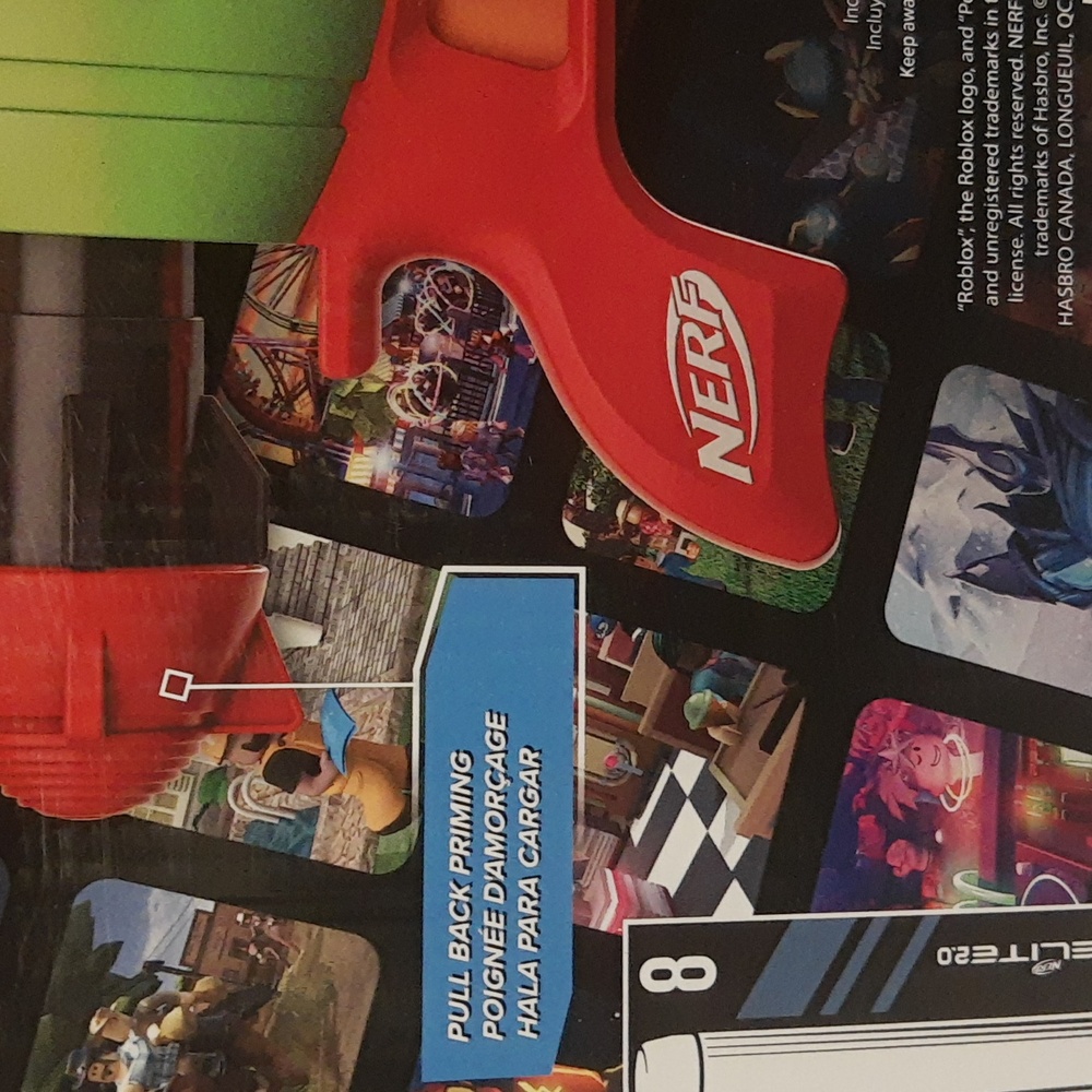 NERF ROBLOX Spacelock Ray Blaster Toy Dart Launcher Water Pump And Spray SEALED - Picture 6 of 14